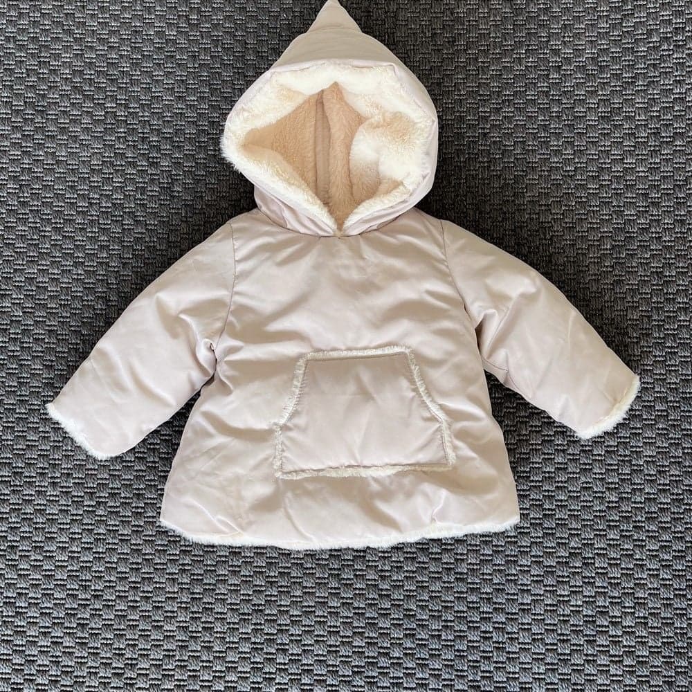 Zara Baby Bebek Mont Krem Rengi